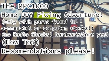 The MPC1000 Fixing Adventure! (Give me your advice on how to best fix this beat up MPC1000!)