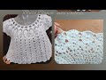 VIDEO COMPLETO  Blusa Blanca  Uvas y hojitas