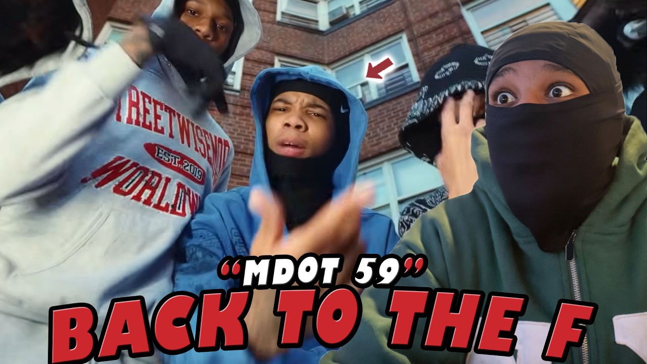 HE TALKING CRAZY😳 Mdot 59 - Back to the F (Official Video) (C2 REACTION)