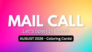 🔴 LIVE MAIL CALL - Let's chat & open the mail! Coloring Cards! (August 2026) screenshot 1