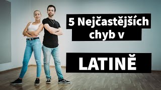 5 Nejčastějších chyb v LATINĚ | Dancebuddies Online taneční