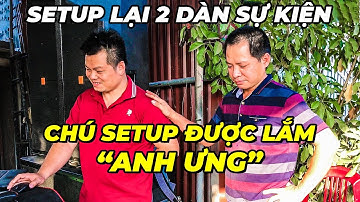 Setup lại 2 dàn âm thanh Sự Kiện Line Array cho anh Hiệp - Nam Định | Nâng cấp CMS 1600; cos DSP 408