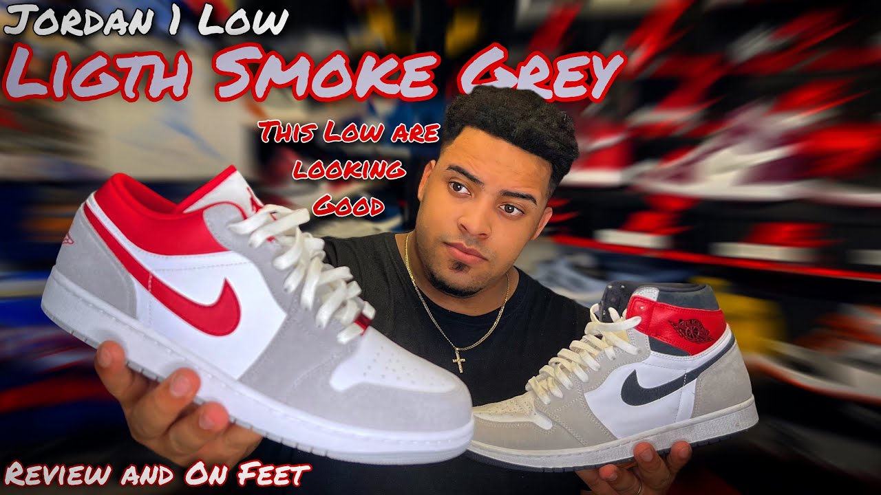 Jordan 1 low LIGHT SMOKE GREY - Review and On Feet 🦿