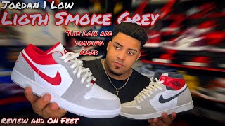 Jordan 1 low LIGHT SMOKE GREY - Review and On Feet ?