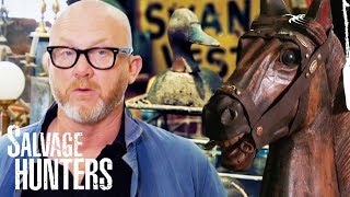 Drew's Impressive Collection Of Wooden Antiques | Salvage Hunters