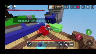 Playing bedwars with bestie:D
