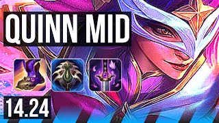 QUINN vs AURORA (MID) | 7/2/5 | KR Diamond | 14.24