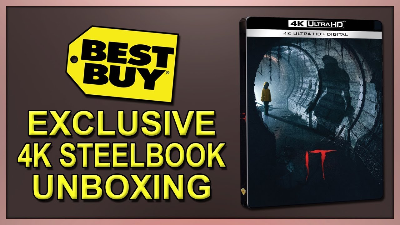 It (2017) Best Buy Exclusive 4K Blu-ray SteelBook Unboxing
