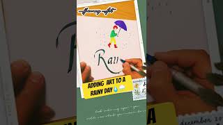 ๐ง Rainy Day Calligraphy Art | Relaxing Drawing ๐จ#shorts #rain #3dart #calligraphy #kaligrafi ๐ง Rainy Day Calligraphy Art | Relaxing Drawing ๐จ#shorts #rain #3dart #calligraphy #kaligrafi