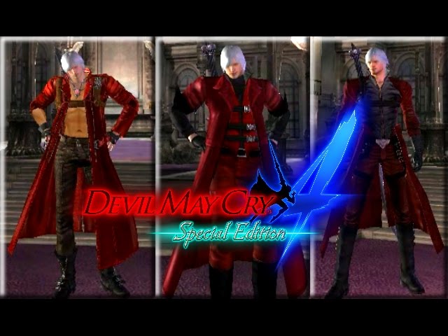 Devil May Cry - Dante DMC1, Dante DMC2, Dante DMC3 & Dante DMC4