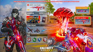 FREE Mythic AK117 - Lava Remix looks amazing with Base Mythic Ghost to destroy every enemies in CODM