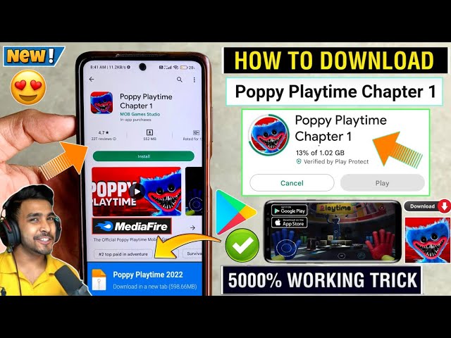 POPPY PLAYTIME 2 CELULAR! Como baixar? POPPY PLAYTIME CAPÍTULO 2 MOBILE  Android e iOS Review 