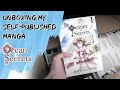 Unboxing my first selfpublished manga