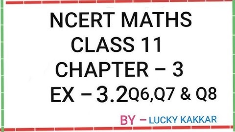 Chapter 3 Exercise 3.2(Q6,Q7 & Q8) Trigonometric Functions Class 11 Maths NCERT | The Maths Educator
