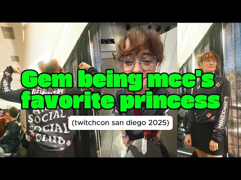 GeminiTay being mcc's favorite princess (san diego twichcon 2025)