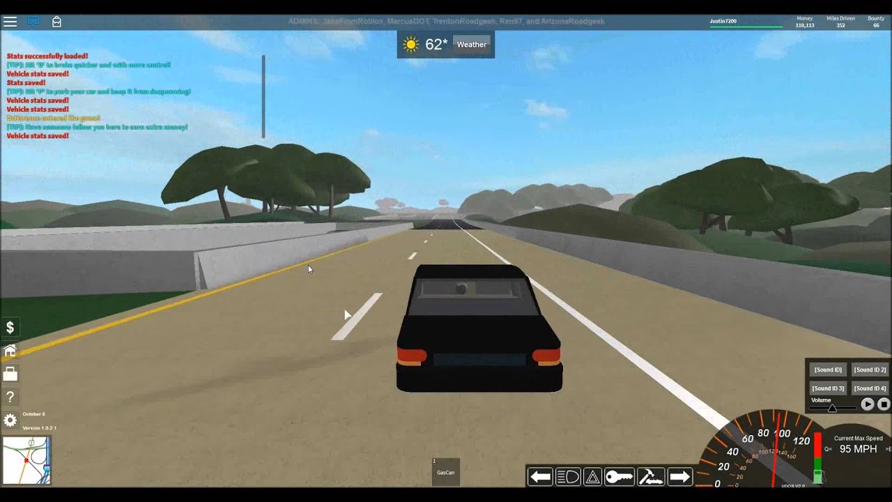 Roblox Ultimate Driving Timelapses - trucker convoy song roblox id