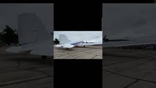 old DC-3 cargo /passenger plane visited us at Manchester Boston regional airport 12/19/2025