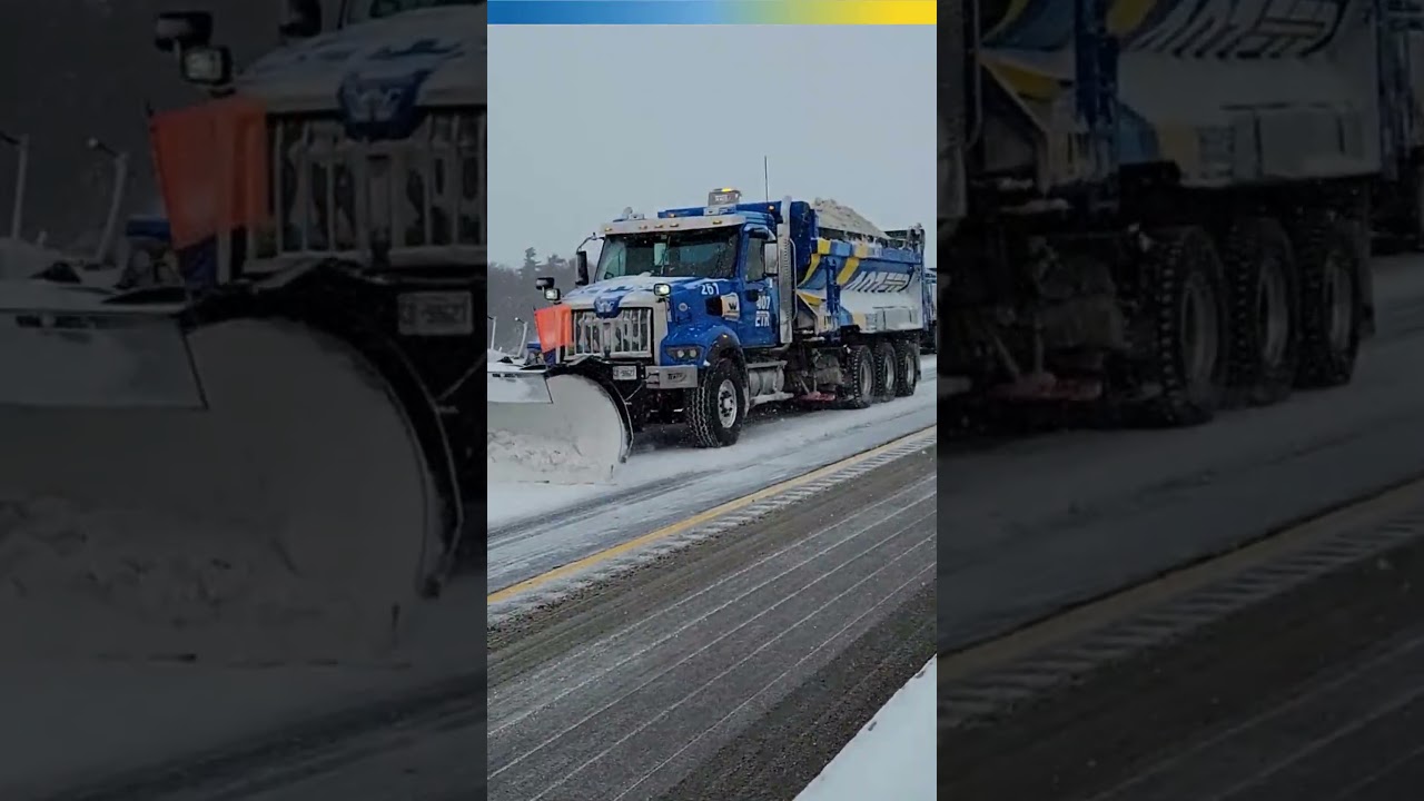 407 ETR | Clearing snow