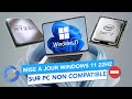 Mettre à jour Windows 11 22H2 sur PC non compatible