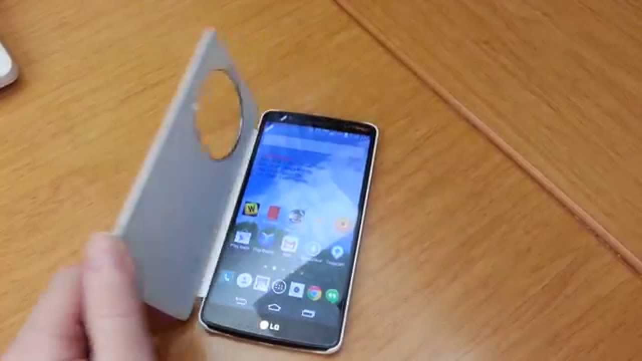 LG G3 Quick Circle case demo