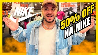 Fui no Outlet Catarina com 50% de desconto na Nike nesse vlog
