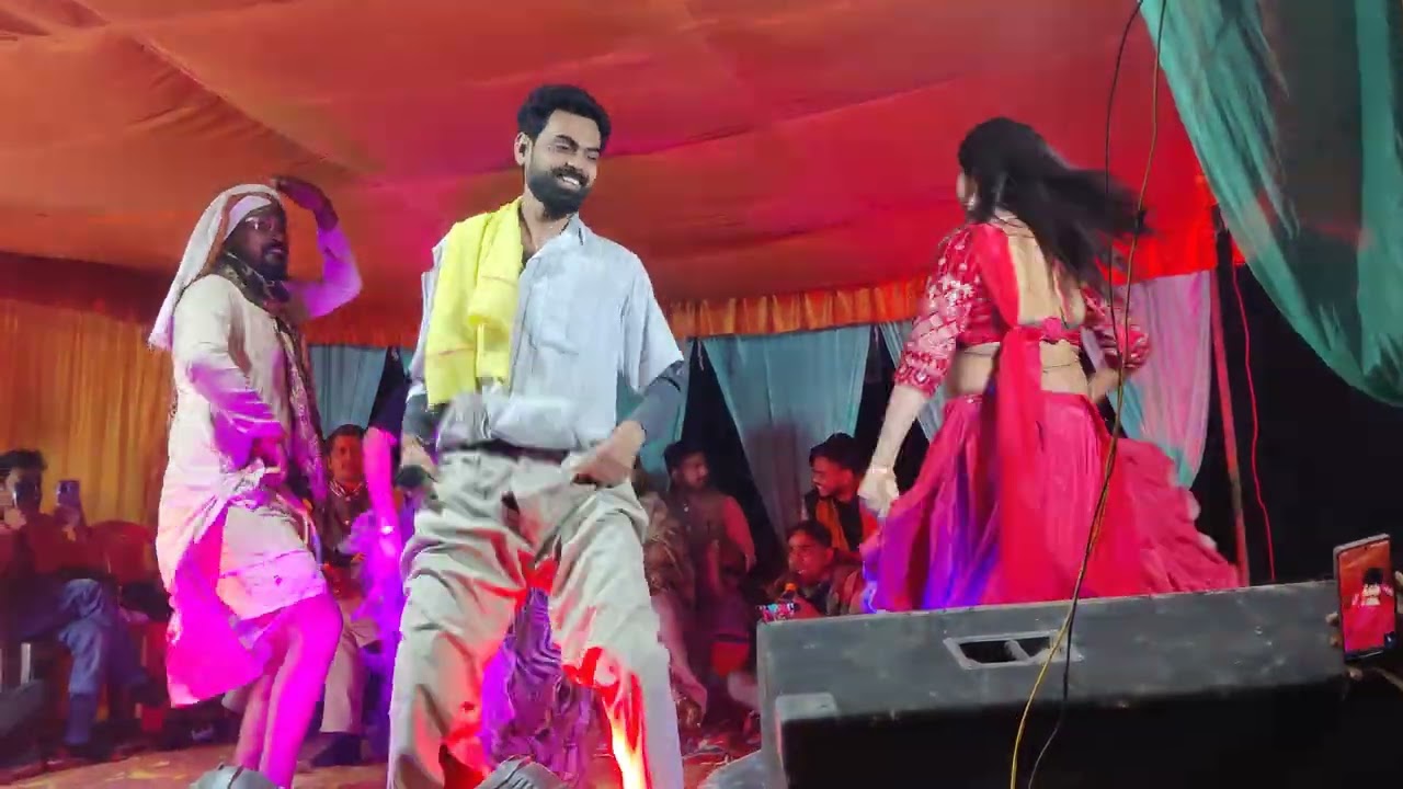 अनील बाबू और बूढ़ऊ दादा ने स्टेज पर नचनिया को किया पानी पानी 🥰 Anil Babu Comedy || stageshow 