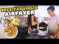TESTAMOS RECEITAS VIRAIS DO TIKTOK PARA AIR FRYER | Kathy&amp;Miguel
