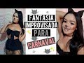 COMO FAZER FANTASIA DE GATINHA FÁCIL - DIY #CARNAVAL2019