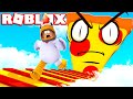 SCAPPA DAL PARKOUR DELLA PIZZA SU ROBLOX!!