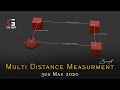 Multi Object Distance Measure Script in 3ds Max 2020 | CG Deep Tutorials | Tips &amp; Tricks