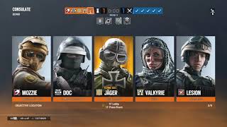 Full overtime match on Consulate - Placement Matches 1/10 - Rainbow Six Siege