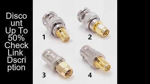5pcs BNC to SMA Connectors SMA BNC Adapter Male to Female for Antenna/Extension Cable SMA to BNC RF