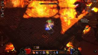 「Diablo 3」 Act 01 Final Boss ~ "Butcher" (Hell Mode - 3P)