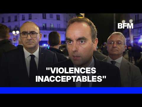 17 octobre: Sébastien Lecornu, Premier ministre, dénonce "des degrés de violences inacceptables"