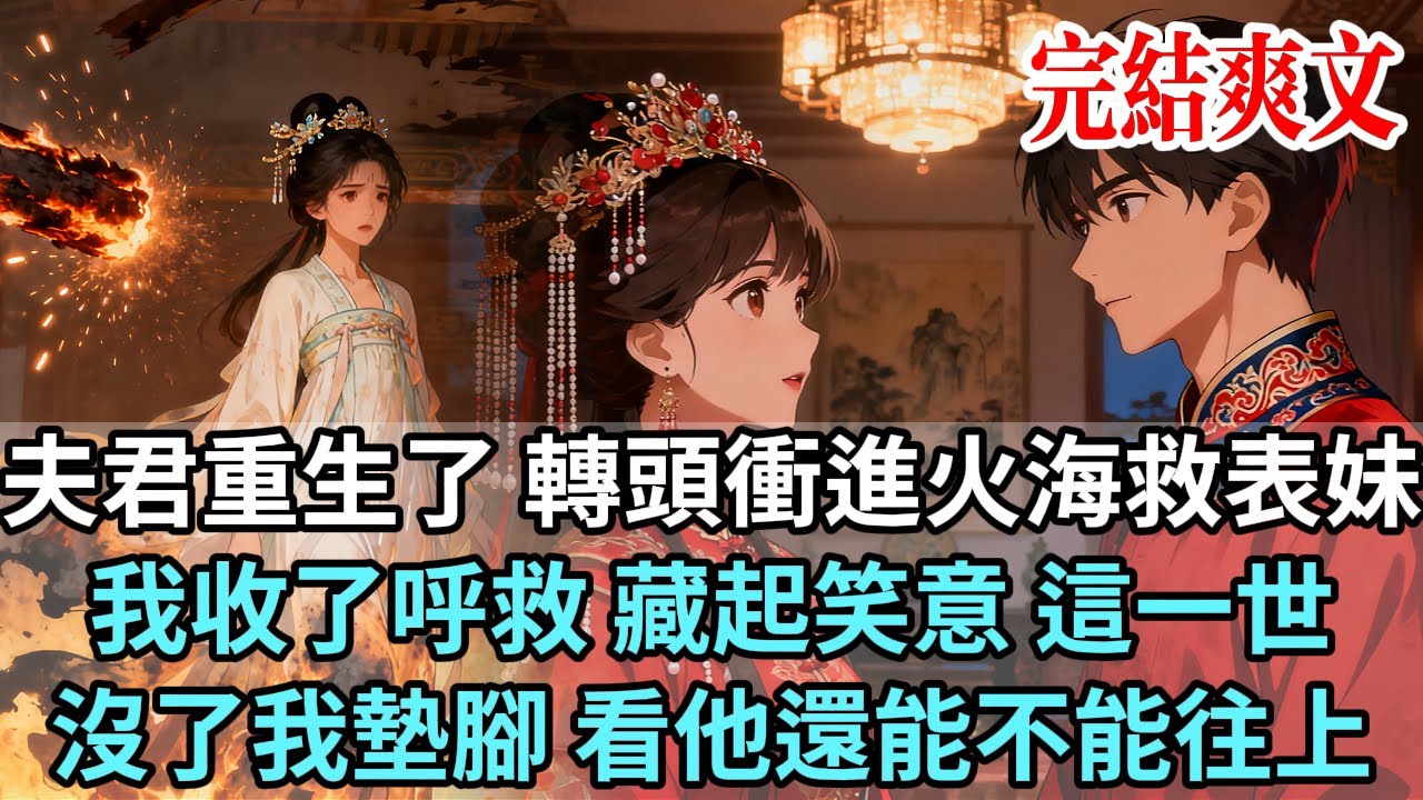 【完結】夫君重生了 轉頭衝進火海救表妹我收了呼救 藏起笑意 這一世沒了我墊腳 看他還能不能往上...#古言 #完結 #有聲書 #古風