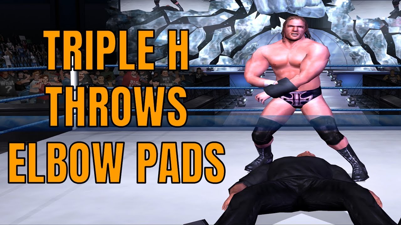 Only Possible with Modding: Triple H Throws Elbow Pads | SmackDown! HCTP | PS2 Mod