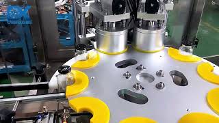 Vacuum Capping Machine for Glass Bottles, Lug Cap Vacuum Capper for Glass Jars