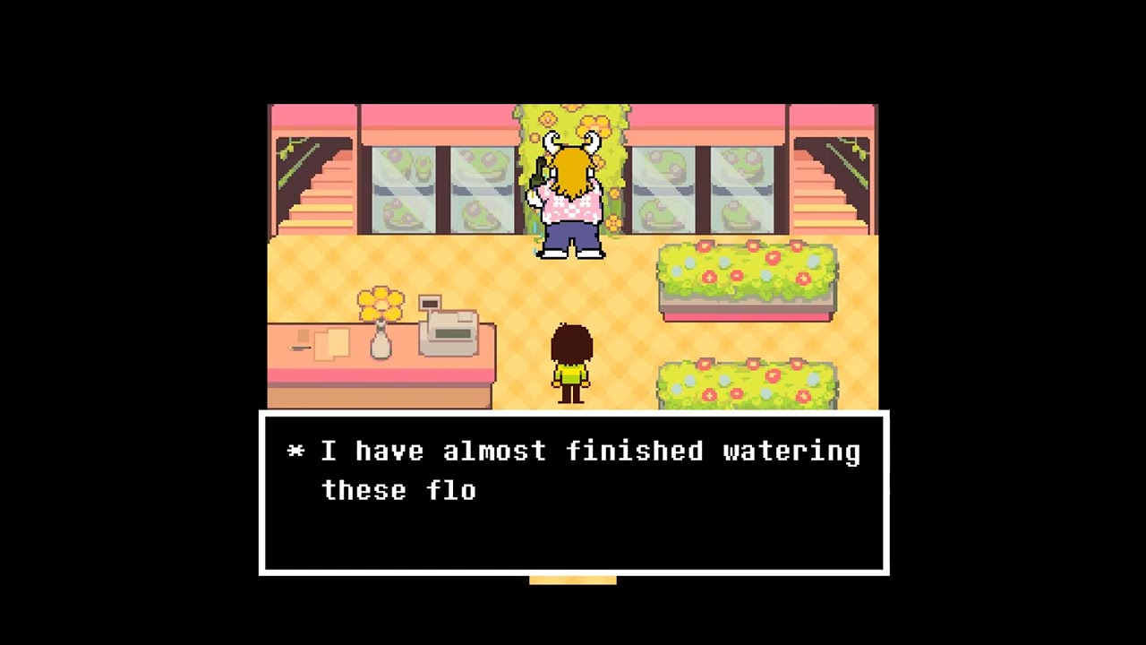 Asgore Hugs Kris A Little Too Tightly