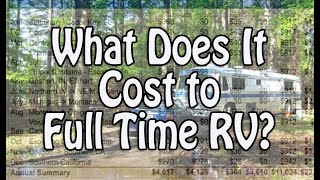 What Does It Cost To Full Time Rv What Does It Cost To Full Time Rv