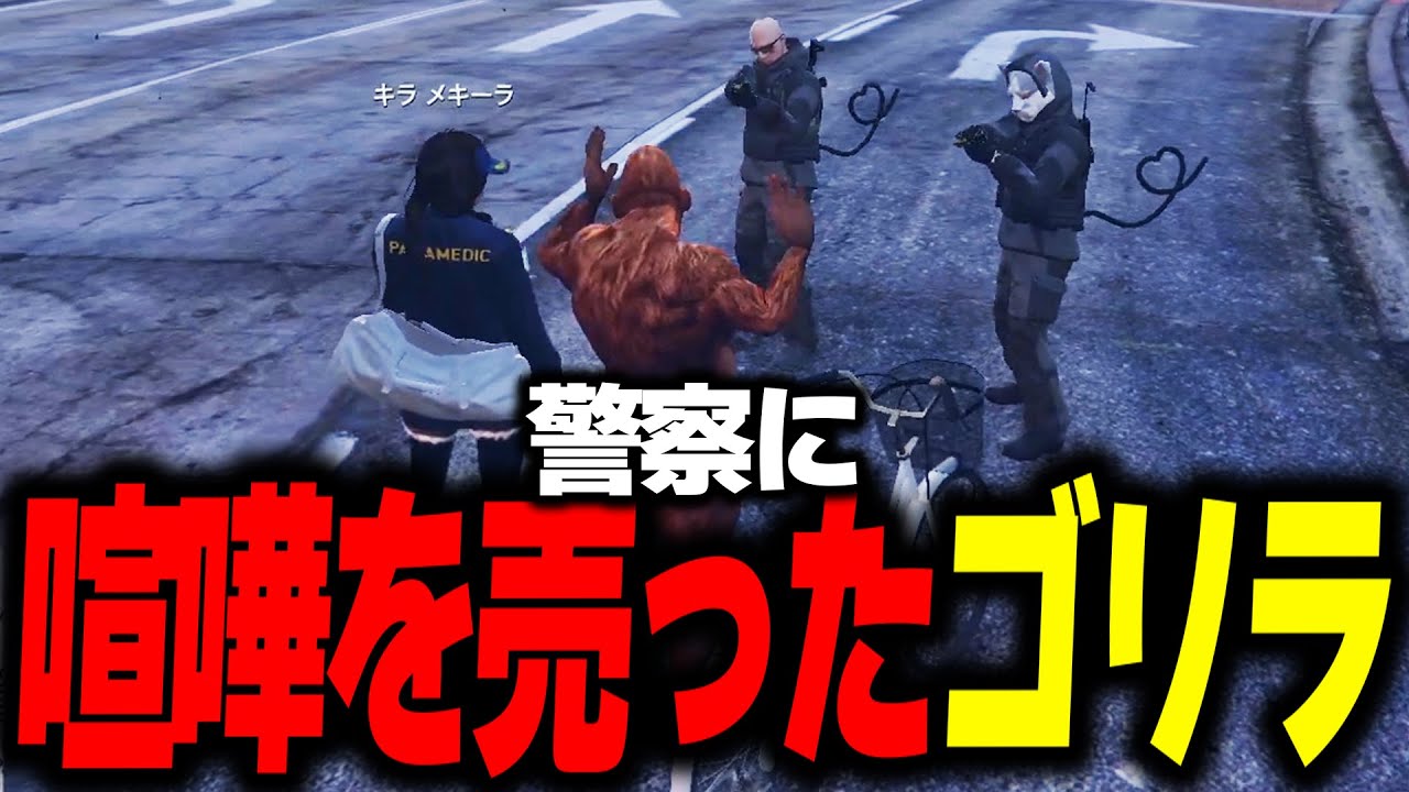 【ストグラ切り抜き】変装して病院に潜入したらまずい事になったゴリラ赤城煉