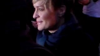 Robin WRIGHT & Ben FOSTER @ Paris Fashion Week 27 january 2015 show Armani Privé