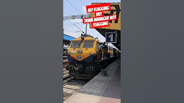 ALP want to go but train manager denied😱😱 | #shorts #railway