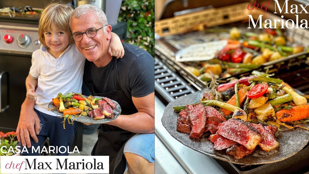 ♨️ TAGLIATA DI MANZO al BBQ e VERDURE (come farla BENISSIMO!) - Ricetta di Chef Max Mariola