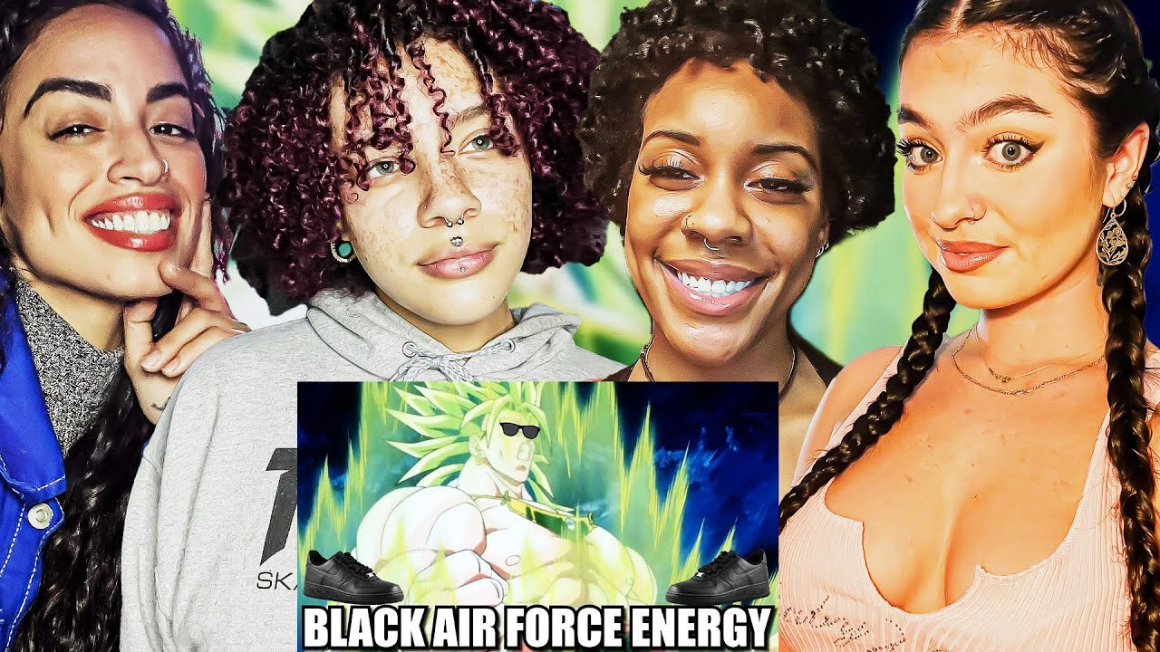 FIRST TIME EVER WATCHING!! BROLY RADIATES BLACK AIR FORCE ENERGY (Cj Dachamp)