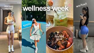 wellness week in my life ☁️ workouts, food & little moments back home