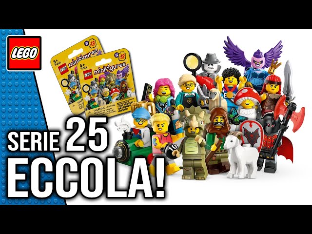 LEGO 71045 Minifigure LEGO SERIE 25 completa di 12 personaggi LEGO