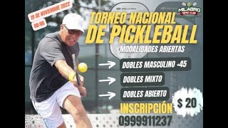 Noviembre 19, 2022 Milagro Pickleball Torneo Highlights