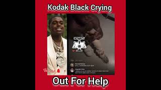 Kodak Black Crying Out For Help On IG Live 😭