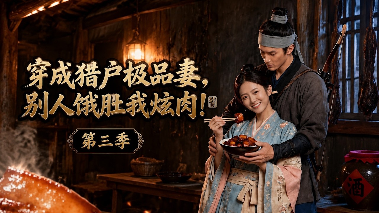 【高清全集】《穿成獵戶極品妻，別人餓肚我炫肉！第三季》 #逆襲 #愛情 #甜寵 #反轉 #熱門短劇 #drama #爽劇 #電影 #精彩影視 #AI短劇