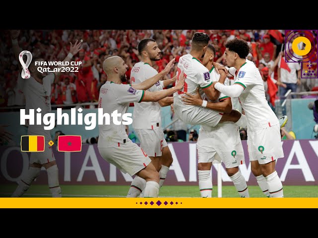 Famous win for The Atlas Lions | Belgium v Morocco | FIFA World Cup Qatar 2022 class=